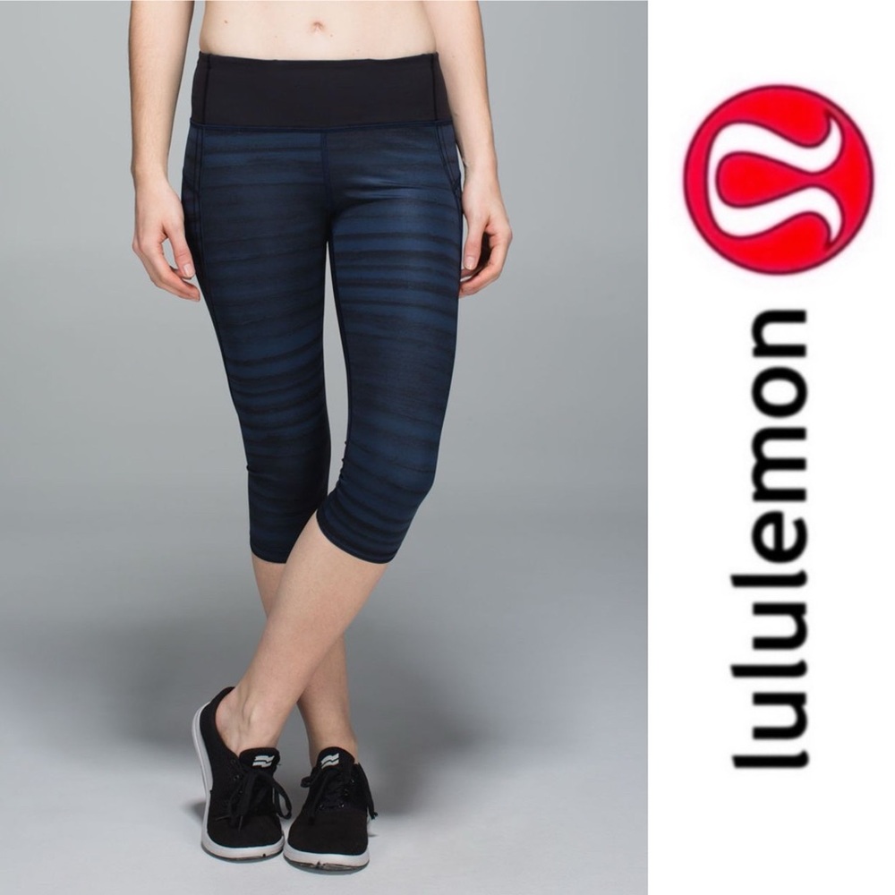 lululemon Running Top Speed Crop Leggings